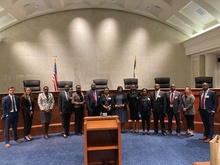 Kenyan Delegation visits Iowa Courts 2021