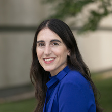 Professor Diane Lourdes Dick headshot outside of the Boyd Law Building