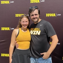 3L's Kameron and Will cheering on the hawks on a warm day.